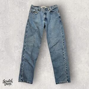 Vintage High-Waisted Blue Denim Jeans Women's Size W31 L29 Classic Retro Style